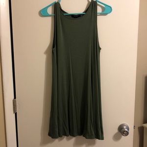 Thick strap tank dress